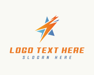 Firm - Thunder Lightning Media logo design