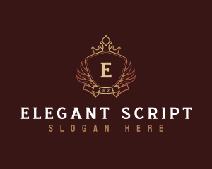 Luxury Ornamental Crest logo design