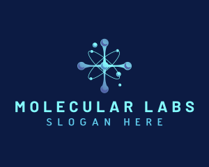 Molecular - Molecular Science Research logo design