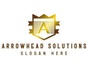 Premium Hotel Crown Shield logo design