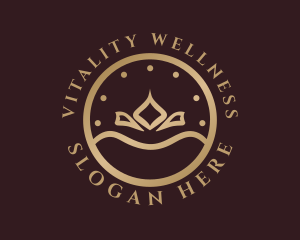 Classy Abstract Wellness  logo design