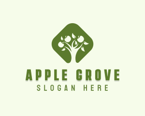 Apple Garden Tree logo design