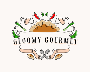 Gyoza Gourmet Restaurant logo design