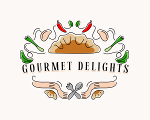 Gyoza Gourmet Restaurant logo design