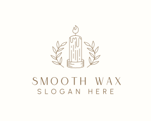Wax - Wax Candle Aromatherapy logo design