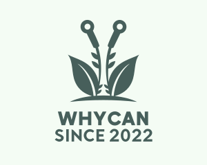 Dry Needling - Herbal Plant Acupuncture logo design
