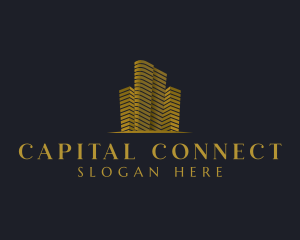 Building Skyscraper Tower logo design