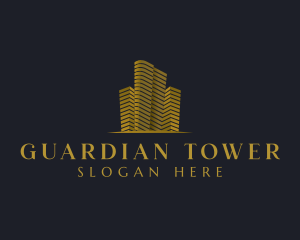 Building Skyscraper Tower logo design