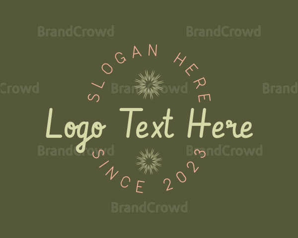 Retro Cursive Business Logo