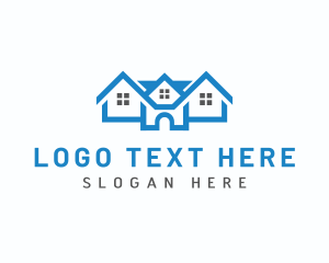 Village - Roofing Residential Realty logo design