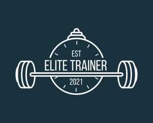 Gym Training Time  logo design