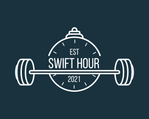 Gym Training Time  logo design