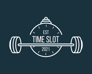 Gym Training Time  logo design