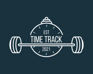 Gym Training Time  logo design