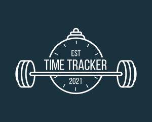 Gym Training Time  logo design