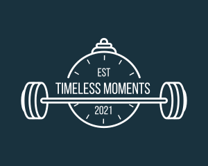 Gym Training Time  logo design