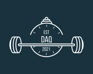 Countdown - Gym Training Time logo design