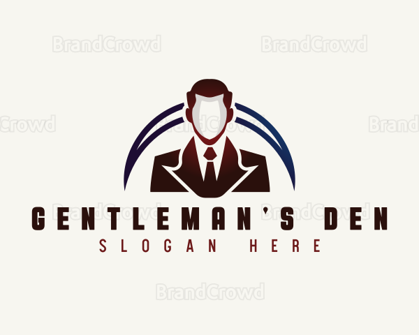 Professional Man Suit Logo