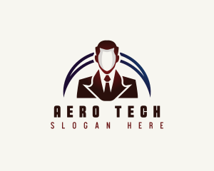 Professional Man Suit Logo