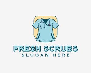 Scrubs - Medical Scrubs Uniform logo design