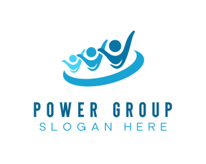 Group - People Community Group logo design