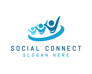 People - People Community Group logo design