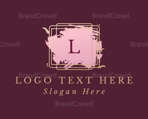 Natural Leaf Frame Logo