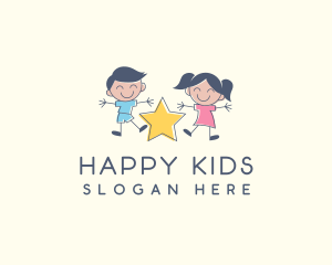 Children Playground Star logo design