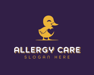 Duckling Heart Pet Care logo design