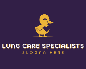 Duckling Heart Pet Care logo design