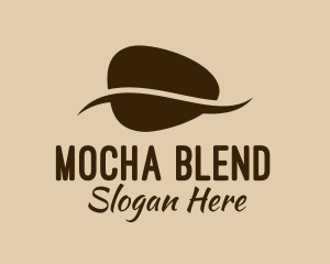 Mocha - Brown Coffee Bean Cafe logo design