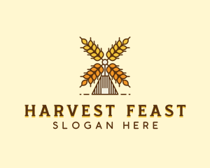 Organic Wheat Farm logo design