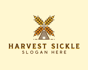 Organic Wheat Farm logo design