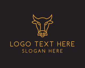 Cow - Cow Animal Livestock logo design