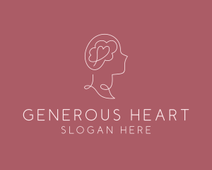 Head Heart Psychologist logo design