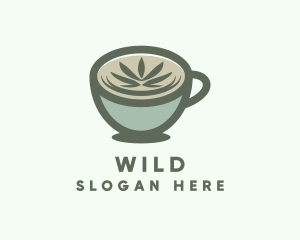 Cappuccino - Cannabis Weed Cafe logo design