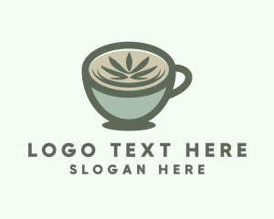 Eco - Cannabis Weed Cafe logo design