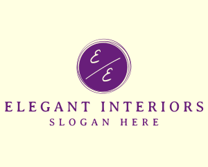 Elegant Wedding Event Planner logo design