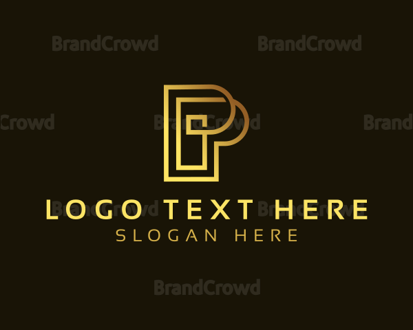 Premium Corporate Business Letter P Logo
