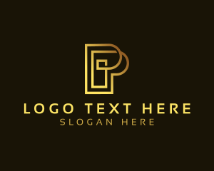 Premium Corporate Business Letter P Logo