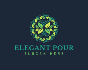 Elegant Florist Botanical logo design