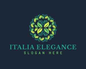 Elegant Florist Botanical logo design