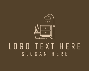 Home Decor - Minimalist Interior Furniture logo design