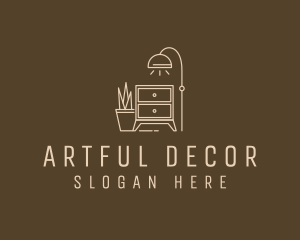 Minimalist Interior Furniture logo design