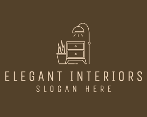 Minimalist Interior Furniture logo design