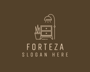 Minimalist Interior Furniture logo design