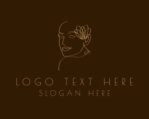 Interior - Minimalist Beauty Woman logo design