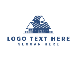 Center - House Property Shelter logo design