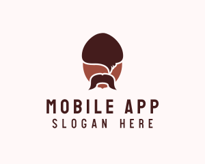 Oaknut - Acorn Mustache Man logo design