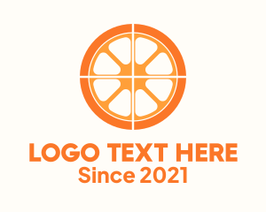 Harvest - Orange Slice Wheel logo design